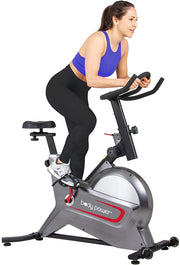 Body Power ERG8000 Deluxe Indoor Cycle Trainer with Curve-Crank Technology - Body Flex Sports