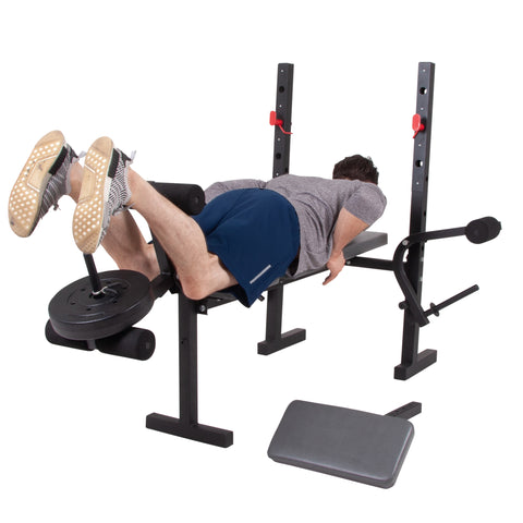 Body Champ BCB580 Weight Bench with Butterfly and Preacher Curl - Body Flex Sports