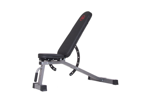 Body Flex Sports Champ® Olympic Weight Bench with Preacher Arm Curl, Leg  Extension/Curl and Crunch Handle Attachments BCB5860 