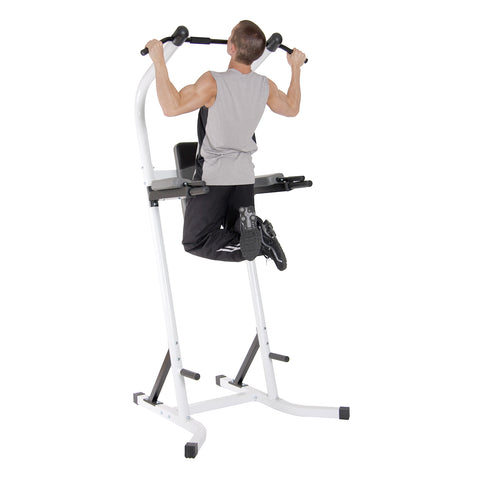 Body Champ Fitness Multi Function Power Tower/Multi Station for Home Office Gym Dip Stands Pull Up VKR/Space Saving PT600 - Body Flex Sports